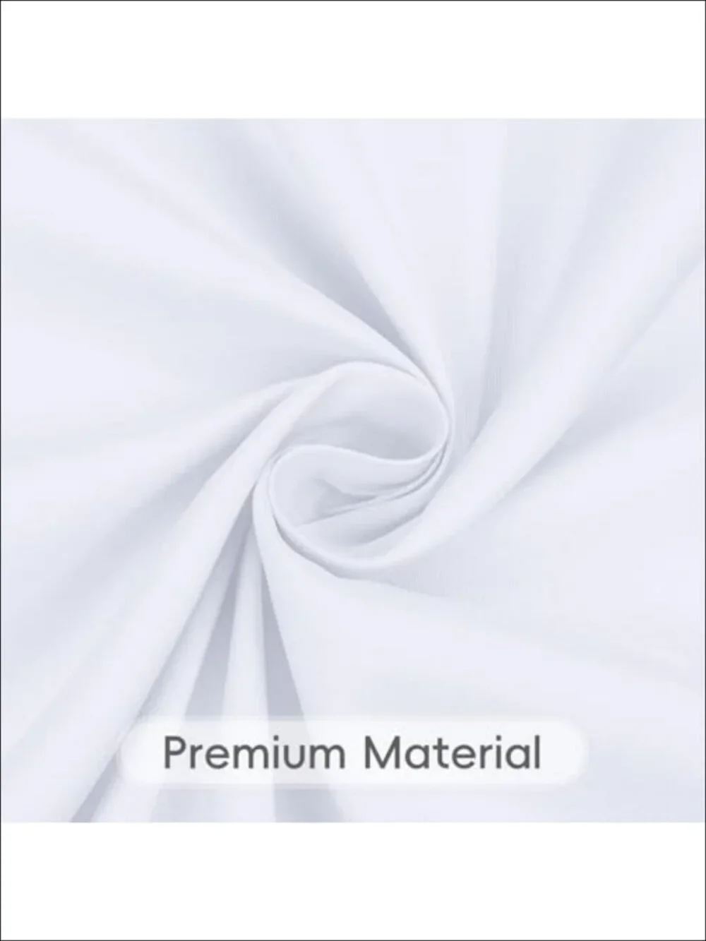 8 Pack White Rectangle Table Cloth 60 x 102 Inch for 6 Foot Tables